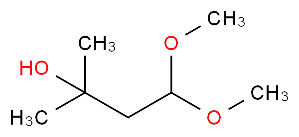 4,4-Dimethoxy-2-methylbutan-2-ol_分子结构_CAS_31525-67-4)