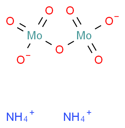 diammonium [(oxidodioxomolybdenio)oxy]molybdenumoylolate_分子结构_CAS_27546-07-2