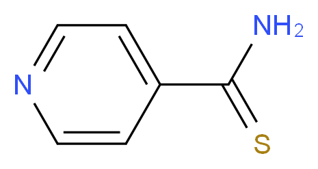 4-Pyridylthioamide_分子结构_CAS_2196-13-6)