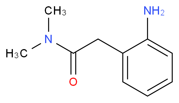 2-(2-aminophenyl)-N,N-dimethylacetamide_分子结构_CAS_86162-60-9