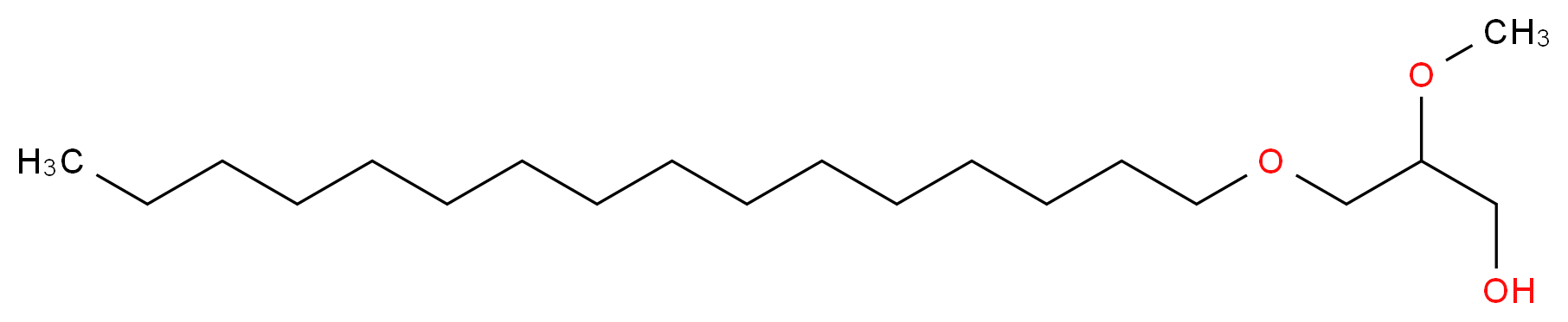 1-O-Palmityl-2-O-methyl-rac-glycerol_分子结构_CAS_111188-59-1)