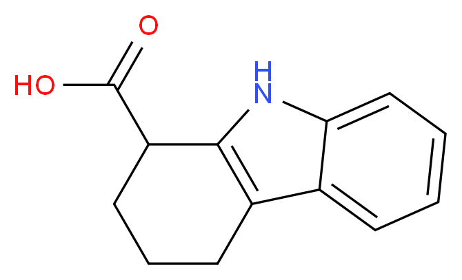 2,3,4,9-tetrahydro-1H-carbazole-1-carboxylic acid_分子结构_CAS_42497-46-1