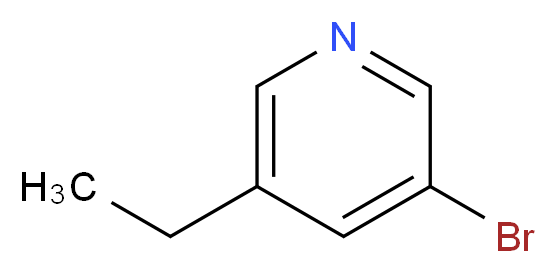 3-Bromo-5-ethylpyridine_分子结构_CAS_142337-95-9)