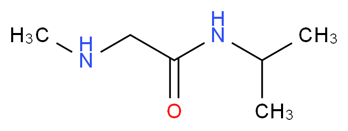 N-Isopropyl-2-(methylamino)acetamide_分子结构_CAS_)