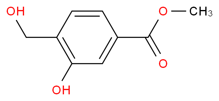 Methyl 3-hydroxy-4-(hydroxymethyl)benzoate_分子结构_CAS_71780-40-0)