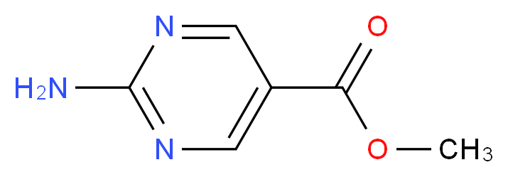 Methyl 2-amino-5-pyrimidinecarboxylate_分子结构_CAS_308348-93-8)