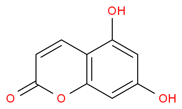 5,7-dihydroxy-2H-chromen-2-one_分子结构_CAS_2732-18-5