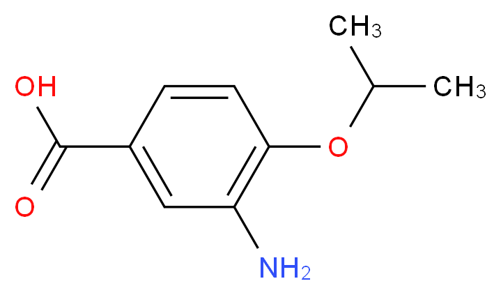 3-amino-4-isopropoxybenzoic acid_分子结构_CAS_)