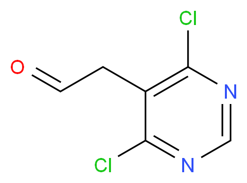 2-(4,6-Dichloropyrimidin-5-yl)acetaldehyde_分子结构_CAS_16019-33-3)