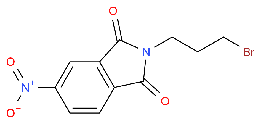 N-(3-Bromoprop-1-yl)-4-nitrophthalimide 97%_分子结构_CAS_140715-56-6)