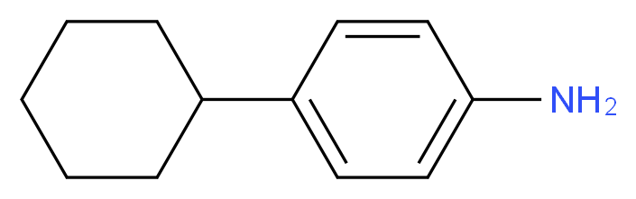 4-cyclohexylaniline_分子结构_CAS_6373-50-8