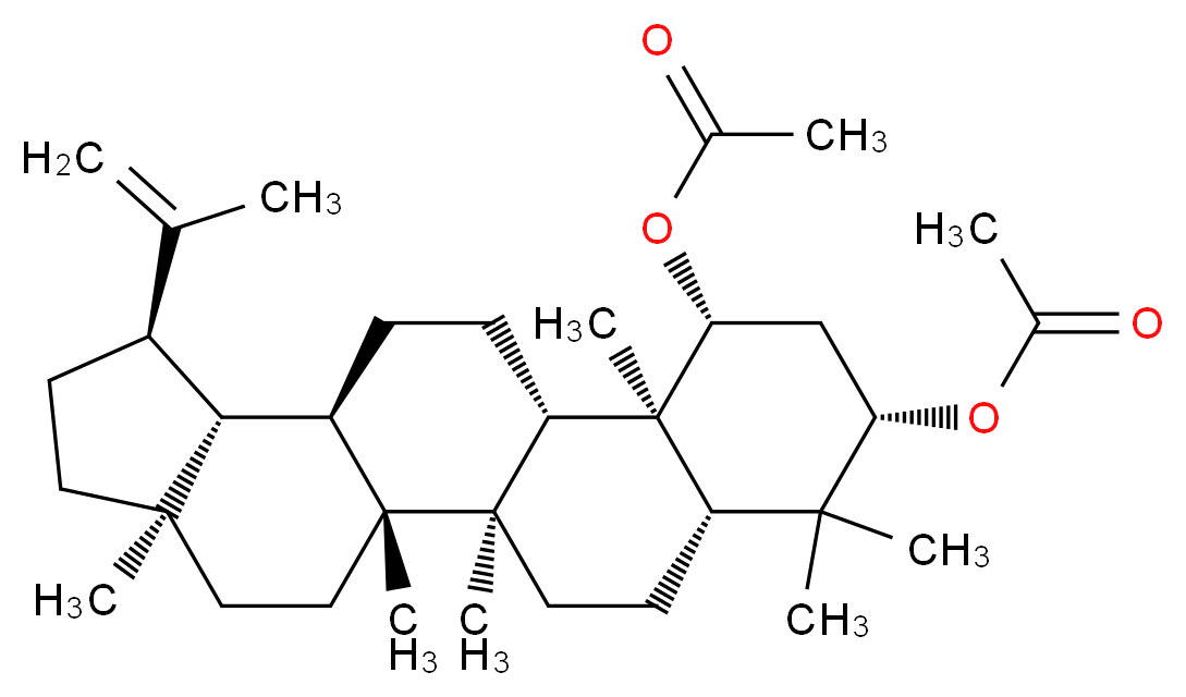 3-Epiglochidiol diacetate_分子结构_CAS_6587-37-7)