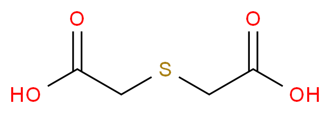 2-[(carboxymethyl)sulfanyl]acetic acid_分子结构_CAS_123-93-3