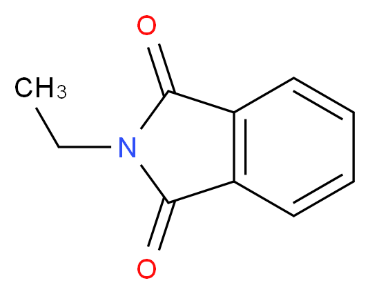 N-乙基邻苯二甲酰亚胺_分子结构_CAS_5022-29-7)