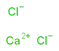 氯化钙, 无水_分子结构_CAS_10043-52-4)