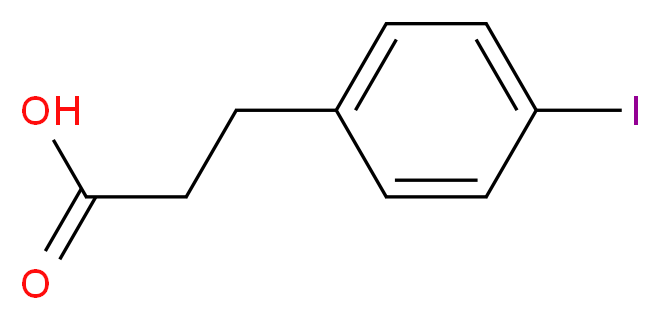 3-(4-Iodophenyl)propanoic acid_分子结构_CAS_1643-29-4)