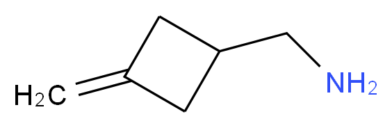 1-(Aminomethyl)-3-methylenecyclobutane 97%_分子结构_CAS_16333-93-0)