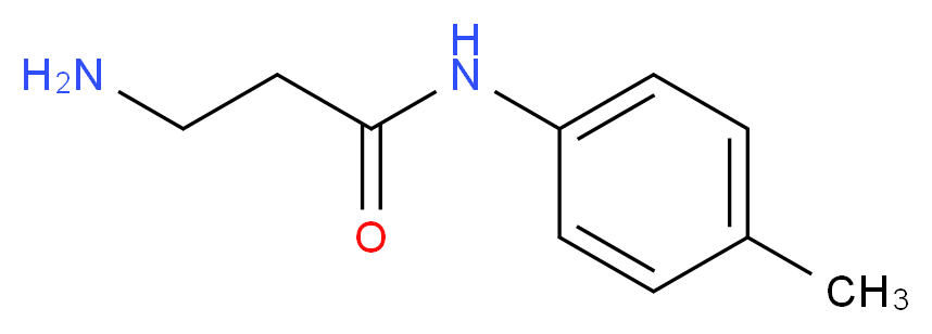 N~1~-(4-methylphenyl)-beta-alaninamide_分子结构_CAS_515131-50-7)