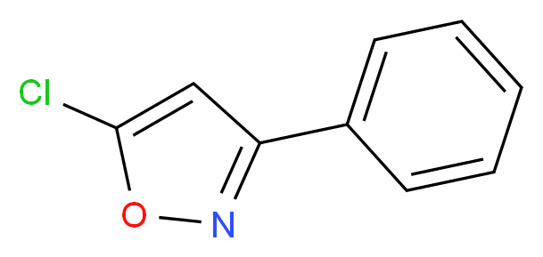 5-Chloro-3-phenylisoxazole_分子结构_CAS_3356-89-6)