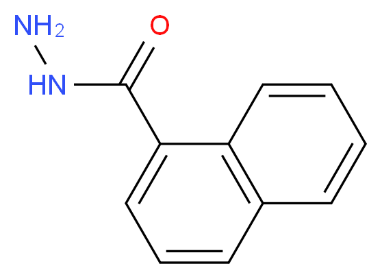 1-Naphthohydrazide_分子结构_CAS_43038-45-5)