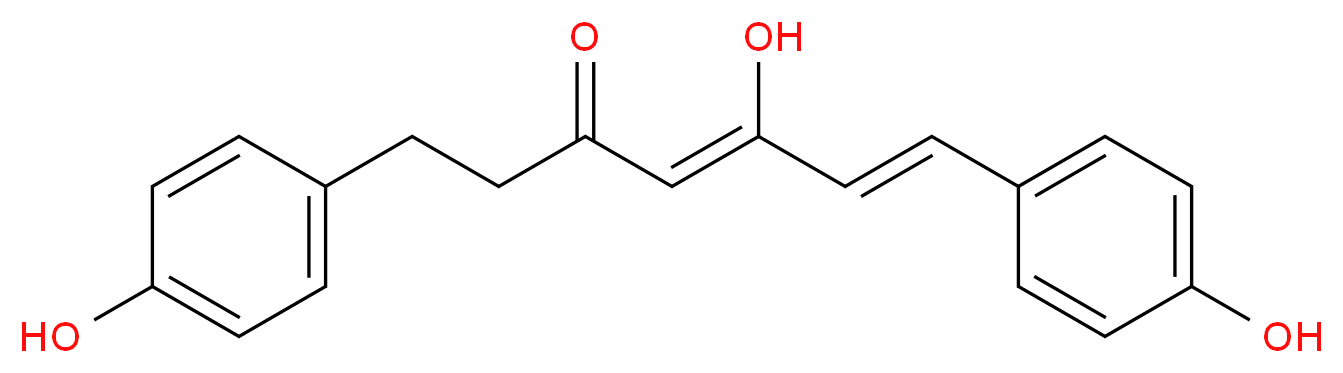 (4Z,6E)-5-hydroxy-1,7-bis(4-hydroxyphenyl)hepta-4,6-dien-3-one_分子结构_CAS_207792-17-4