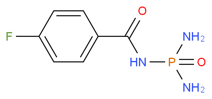 N-(DIAMINOPHOSPHINYL)-4-FLUOROBENZAMIDE_分子结构_CAS_70788-28-2)