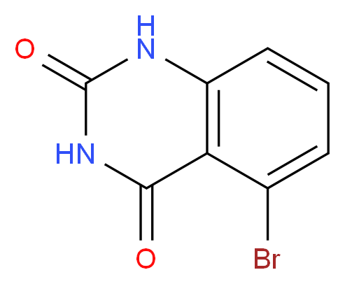 5-Bromoquinazoline-2,4(1H,3H)-dione_分子结构_CAS_959237-01-5)