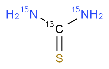 硫脲-13C,15N2_分子结构_CAS_285977-83-5)