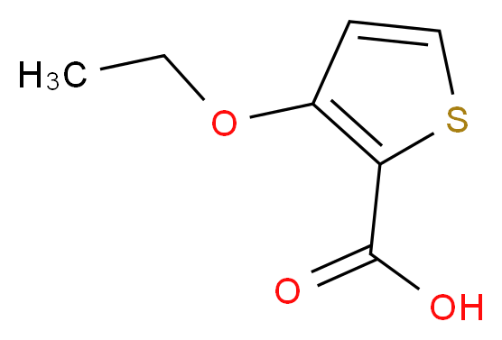 3-ethoxythiophene-2-carboxylic acid_分子结构_CAS_139926-23-1