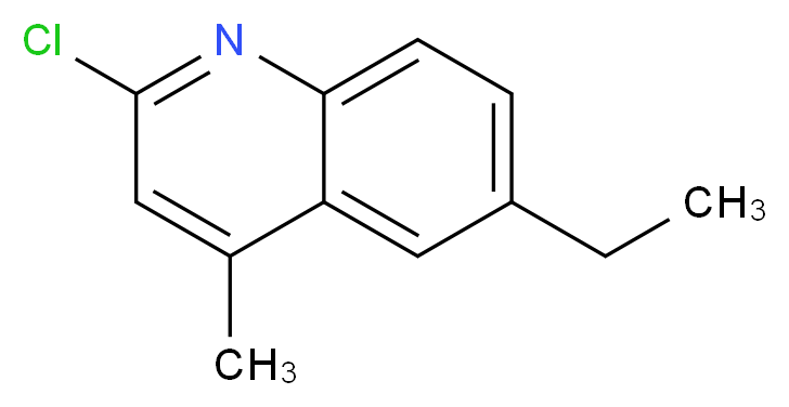 2-chloro-6-ethyl-4-methylquinoline_分子结构_CAS_35213-56-0)