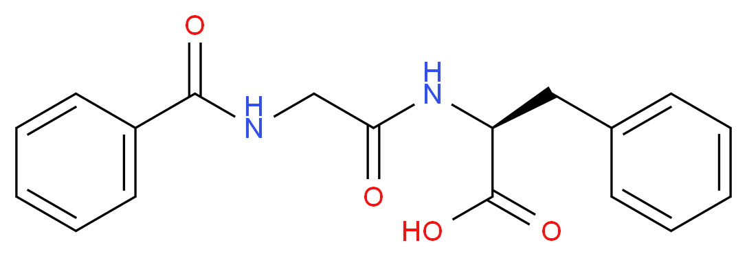 HIPPURYL-L-PHENYLALANINE_分子结构_CAS_744-59-2)