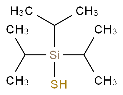 tris(propan-2-yl)silanethiol_分子结构_CAS_156275-96-6