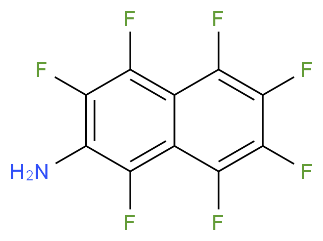 heptafluoronaphthalen-2-amine_分子结构_CAS_1146-66-3