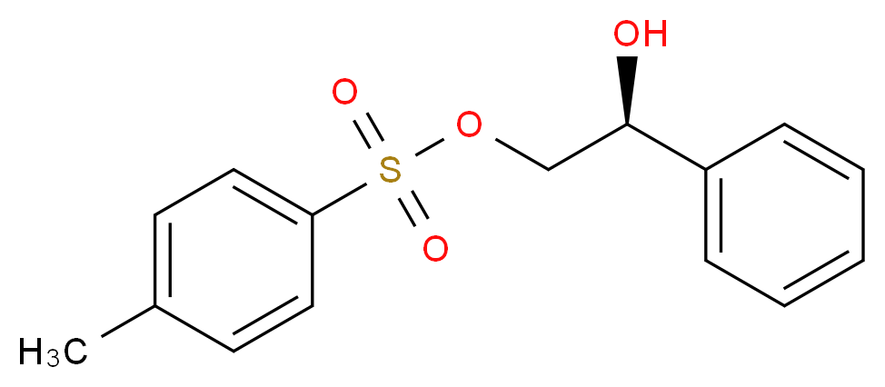 (S)-(+)-1-苯基-1,2-乙二醇2-甲苯磺酸酯_分子结构_CAS_40435-14-1)