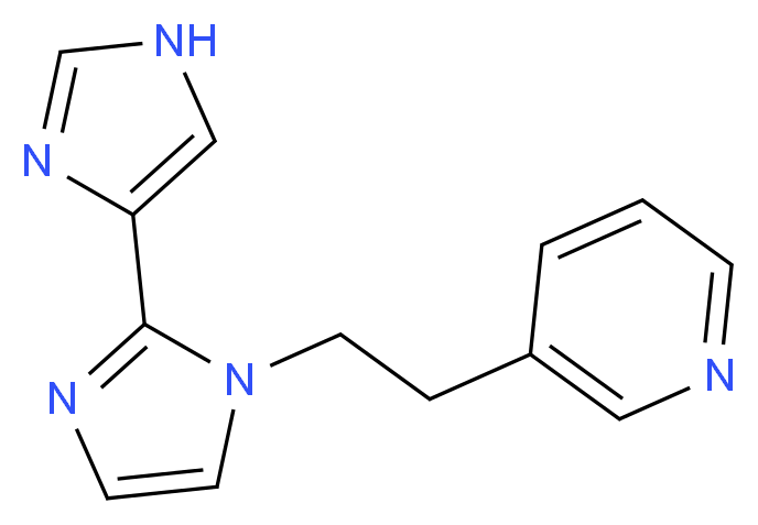 1-(2-pyridin-3-ylethyl)-1H,1'H-2,4'-biimidazole_分子结构_CAS_)