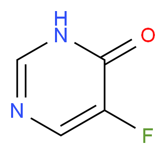 5-Fluoro-4-hydroxypyrimidine_分子结构_CAS_671-35-2)