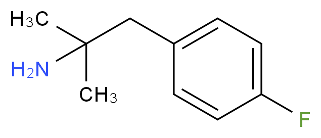 1-(4-fluorophenyl)-2-methylpropan-2-amine_分子结构_CAS_1200-27-7