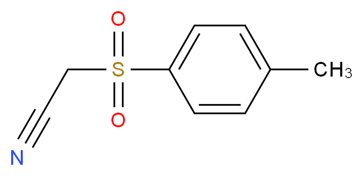 4-Toluenesulfonylacetonitrile_分子结构_CAS_5697-44-9)