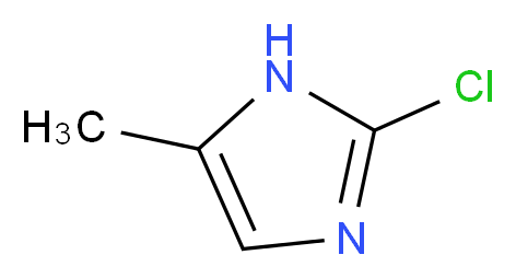 2-chloro-5-methyl-1H-imidazole_分子结构_CAS_909086-61-9