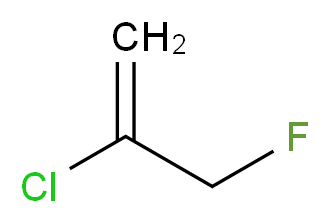 2-Chloro-3-fluoroprop-1-ene_分子结构_CAS_32804-07-2)