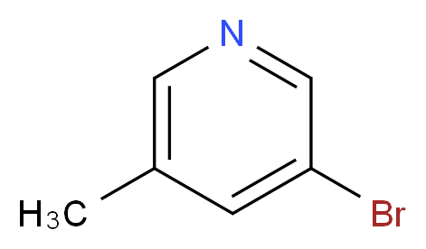 3-Bromo-5-methylpyridine_分子结构_CAS_3430-16-8)