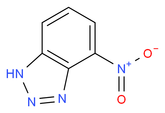 4-Nitro-1H-1,2,3-benzotriazole_分子结构_CAS_6299-39-4)