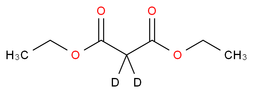 丙二酸二乙酯-d2_分子结构_CAS_4303-49-5)