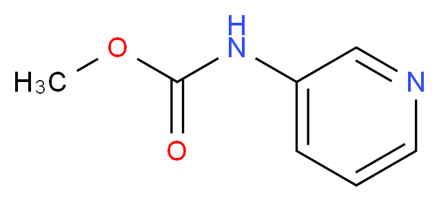 3-吡啶基氨基甲酸甲酯_分子结构_CAS_6269-24-5)