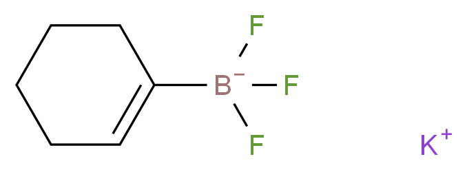 potassium cyclohex-1-en-1-yltrifluoroboranuide_分子结构_CAS_1186667-20-8