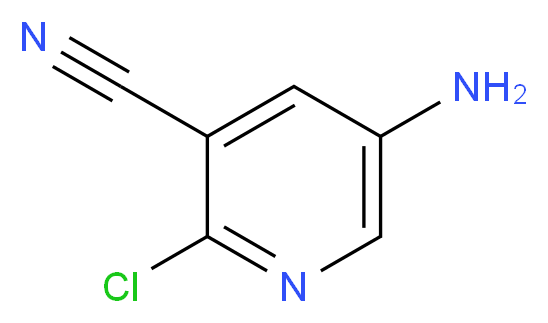 5-AMINO-2-CHLORONICOTINONITRILE_分子结构_CAS_13600-46-9)