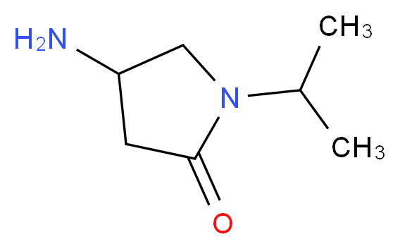 4-amino-1-(propan-2-yl)pyrrolidin-2-one_分子结构_CAS_936940-33-9