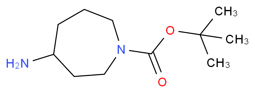 tert-Butyl 4-aminoazepane-1-carboxylate_分子结构_CAS_196613-57-7)