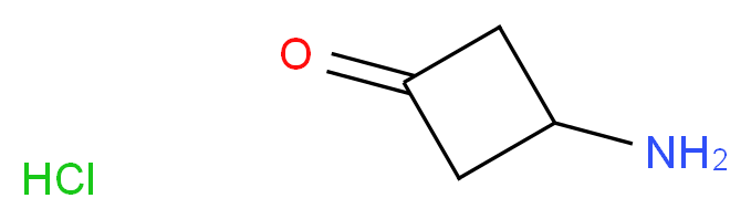 3-aminocyclobutan-1-one hydrochloride_分子结构_CAS_1035374-20-9