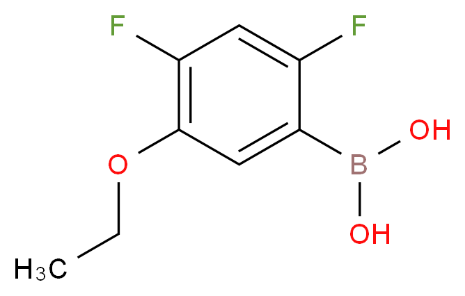 (5-Ethoxy-2,4-difluorophenyl)boronic acid_分子结构_CAS_900175-12-4)